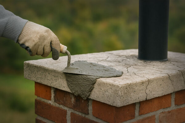 repairing-a-chimney-crown-illinois