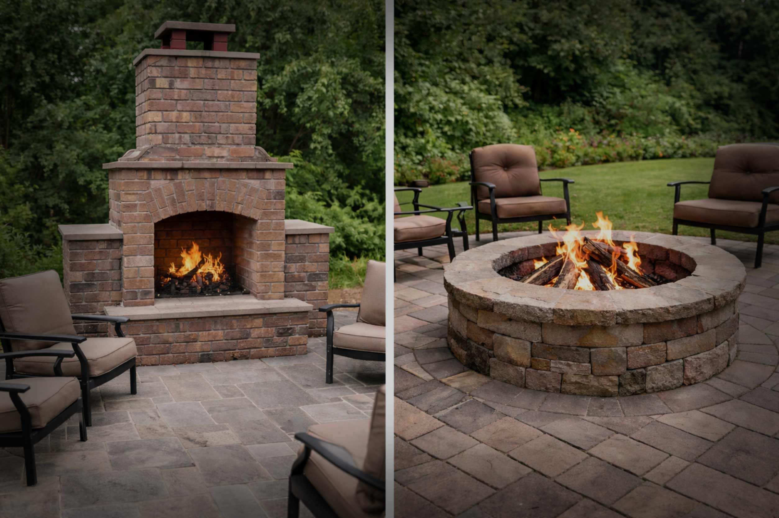 Outdoor Fireplace vs Fire Pit: Which Is Better for Your Backyard?